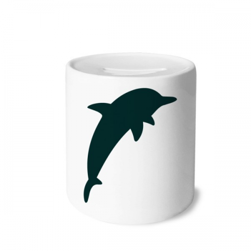 blue ocean streamline cute dolphin my box cerac coin case piggy bank 