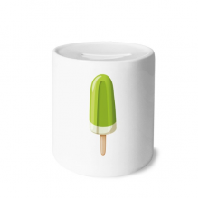 green mung bean popsicle sweet ice  my box cerac coin case piggy bank 