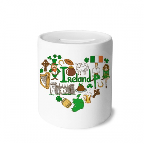 ireland love heart landscap national flag my box cerac coin case piggy bank ireland love heart landscap national flag my box cerac coin case piggy bank