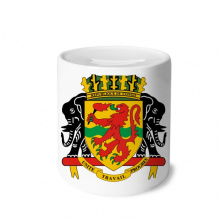 congo national emblem country my box cerac coin case piggy bank 