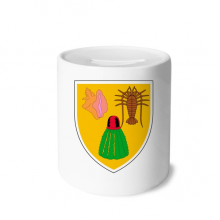 turks and caicos islands national emblem my box cerac coin case piggy bank turks and caicos islands national emblem my box cerac coin case piggy bank