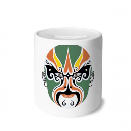 peking opera head colorful chengyaojin my box cerac coin case piggy bank 