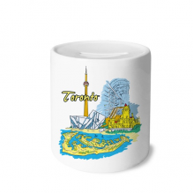 canada flavor toronto scenery landmark my box cerac coin case piggy bank canada flavor toronto scenery landmark my box cerac coin case piggy bank