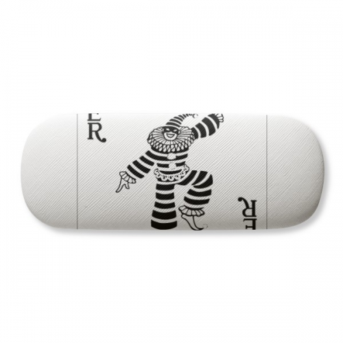 小王扑克赌博用具插画 硬质眼镜盒趣味折叠收纳盒礼物