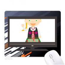 Sle Blond Poland Cartoon Computer Non-Slip Rubber Mousepad Game Office