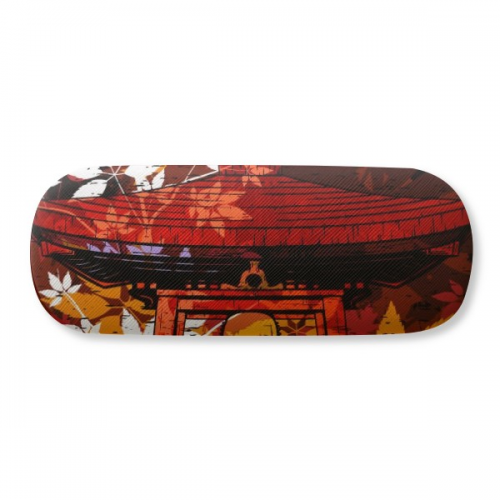 japan japanese style  pavilion glasses case eyeglasses hard shell stospectacle box