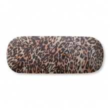 leopard design glasses case eyeglasses hard shell stospectacle box