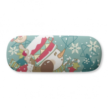 mas snowman snowflake dog festival glasses case eyeglasses hard shell stospectacle box