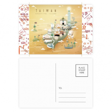 Beautiful Islead Taiwan Travel Formula Postcard Set Thanks Card Mailing Side 20pcs