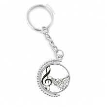 flappg music notes treble clef rotatable keyholder disc accessories chain clip flappg music notes treble clef rotatable keyholder disc accessories chain clip