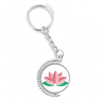 flower lotus lotus flower rotatable keyholder disc accessories chain clip flower lotus lotus flower rotatable keyholder disc accessories chain clip