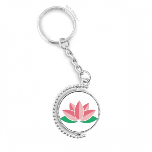 flower lotus lotus flower rotatable keyholder disc accessories chain clip flower lotus lotus flower rotatable keyholder disc accessories chain clip