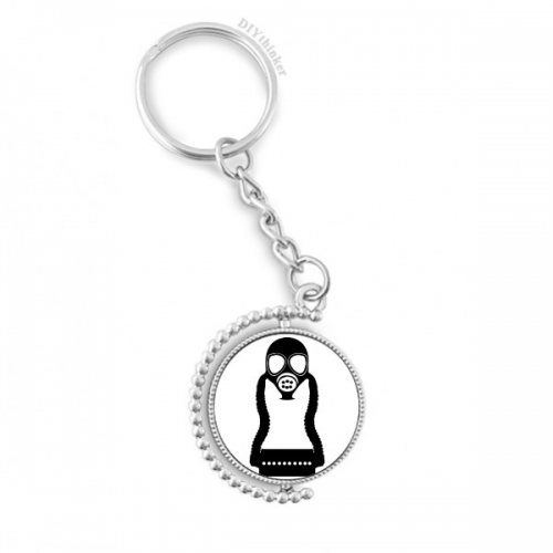  gas head small counter strike rotatable keyholder  disc accessories chain clip