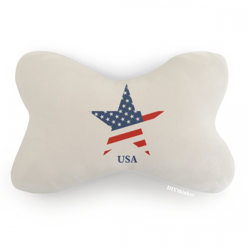 美国之星国旗图案 汽车头枕颈枕座椅枕头 美国之星国旗图案 汽车头枕颈枕座椅枕头