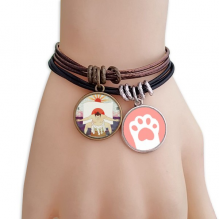 mount  japanese ukiyo-e sumo cats bracelet leather  wristband couple set