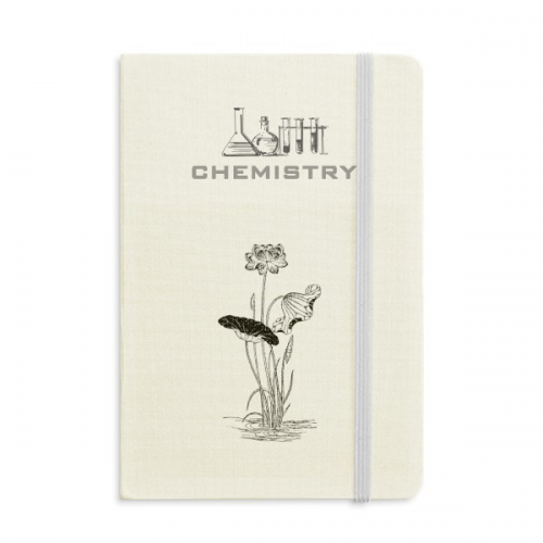 Lotus Flower Water Black White  Chestry Notebook Classic Journal Diary A5