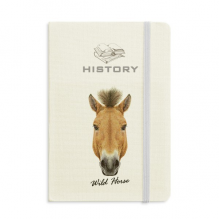 Brown Strong  Horse Animal History Notebook Classic Journal Diary A5