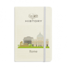 Italy Rome Landscape National Landmark History Notebook Classic Journal Diary A5