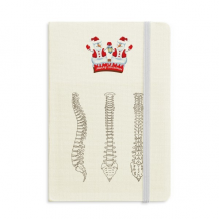 Skeleton Sketch Spine Human mas Snowman Notebook Thick Hardcover
