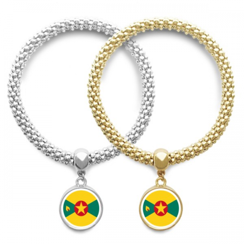 Grenada North Ameica National Emblem Lover Bracelet Bangle Pendant Jewelry Couple Chain Grenada North Ameica National Emblem Lover Bracelet Bangle Pendant Jewelry Couple Chain