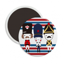 Colorful Soldier UK Landmark Flag Round Ceracs Fridge Magnet Keepsake Decoration Colorful Soldier UK Landmark Flag Round Ceracs Fridge Magnet Keepsake Decoration