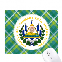 San Salvador El Salvador National Emblem Green Lattices Grid Pixel Mouse Pad