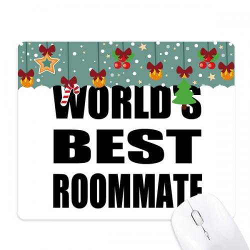 世界很好的室友毕业季 游戏办公防滑橡胶鼠标垫圣诞