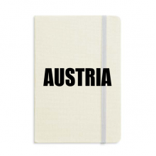 Austria Country Name Notebook Hard Cover Classic Journal Diary A5 