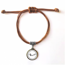 游乐园过山车黑色剪影 棕手链饰品情侣礼物礼品