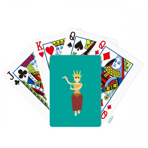 柬埔寨节日跳舞女 斗地主扑克牌纸牌桌游戏纪念礼物