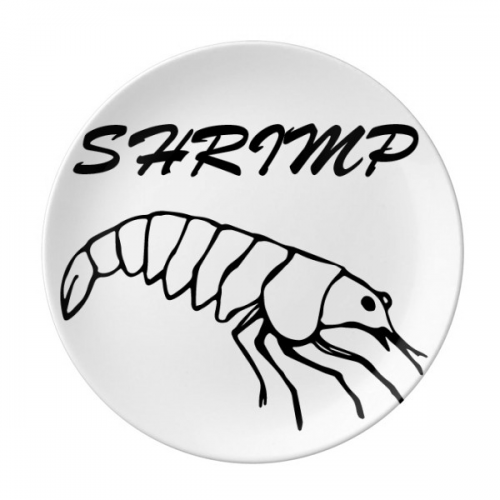 Shrimp Skin Swimng Marine Animals Plate Decorative Porcelain Salver Tableware Dinner Dish Shrimp Skin Swimng Marine Animals Plate Decorative Porcelain Salver Tableware Dinner Dish
