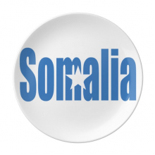 Somalia Country Flag Name Plate Decorative Porcelain Salver Tableware Dinner Dish