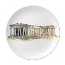 Acropolis of Athens of Greece Plate Decorative Porcelain Salver Tableware Dinner Dish