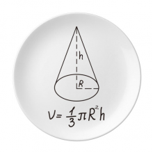 math kowledge circular c volume plate decorative porcelain salver tableware dinner dish