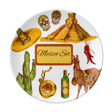 sombrero mexico pyradmexican plate decorative porcelain salver tableware dinner dish sombrero mexico pyradmexican plate decorative porcelain salver tableware dinner dish