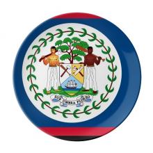 belize flag north amecountry plate decorative porcelain salver tableware dinner dish belize flag north amecountry plate decorative porcelain salver tableware dinner dish