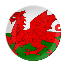 wales national flag eu country plate decorative porcelain salver tableware dinner dish