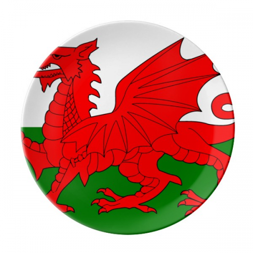 wales national flag eu country plate decorative porcelain salver tableware dinner dish