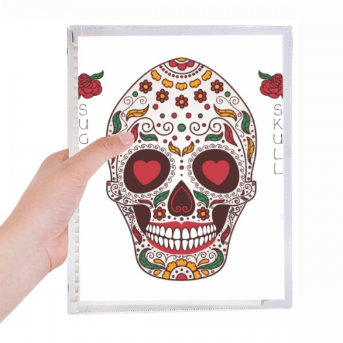 flower cirrus eyes white sugar l notebook loose  diary refillable journal statiry