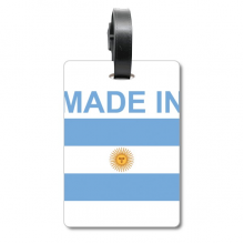 Argentina Country Love Suitcase Bag Tag Luggage Card Hanging Scutcheon Label Argentina Country Love Suitcase Bag Tag Luggage Card Hanging Scutcheon Label
