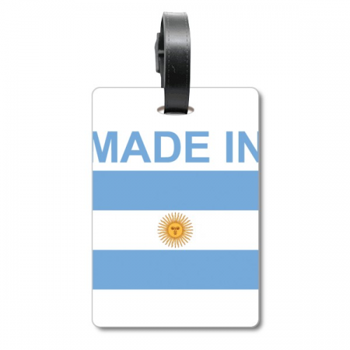Argentina Country Love Suitcase Bag Tag Luggage Card Hanging Scutcheon Label Argentina Country Love Suitcase Bag Tag Luggage Card Hanging Scutcheon Label