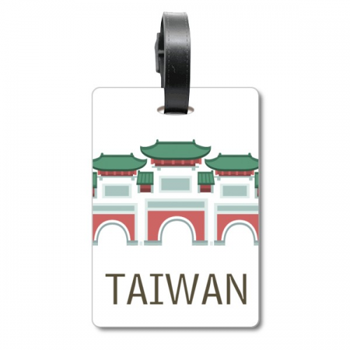 Taiwan Attractions Confucius Temple Travel Suitcase Bag Tag Luggage Card Hanging Scutcheon Label