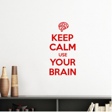 Quote Keep Calm Use Your Brain Black Vinyl Wall Decoration Sticker Poster Wallpaper Decal Self Adhesive Quote Keep Calm Use Your Brain Black Vinyl Wall Decoration Sticker Poster Wallpaper Decal Self Adhesive