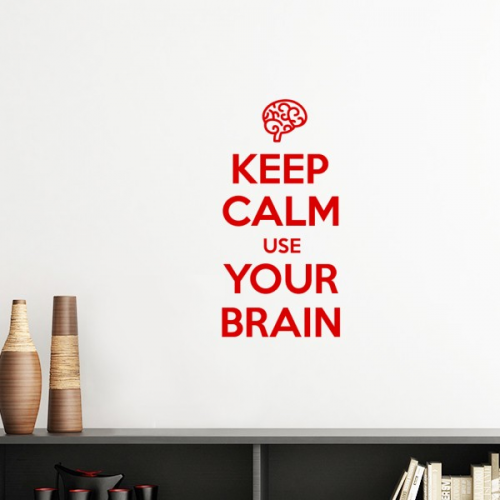 Quote Keep Calm Use Your Brain Black Vinyl Wall Decoration Sticker Poster Wallpaper Decal Self Adhesive Quote Keep Calm Use Your Brain Black Vinyl Wall Decoration Sticker Poster Wallpaper Decal Self Adhesive