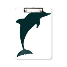 Blue Ocean Docile Friendly Dolphin Clipboard Folder Writing Pad Backing Plate A4