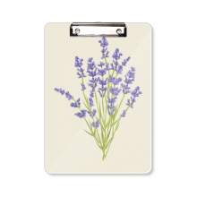 Flowers  Painting lavender Clipboard Folder Writing Pad Backing Plate A4