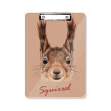 Little Brown Long Ears Squirrel Animal Clipboard Folder Writing Pad Backing Plate A4