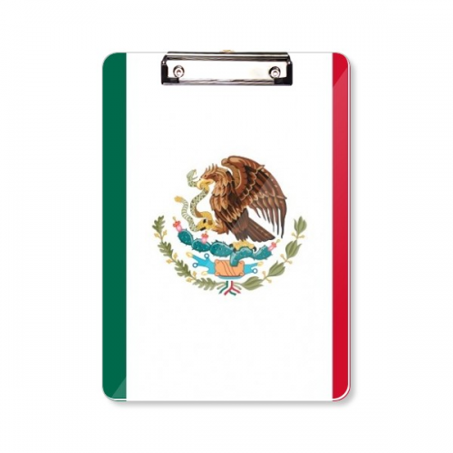墨西哥国旗北美洲国家象征 平头文件夹书写垫板考试A4