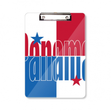 Panama Country Flag Name Clipboard Folder Writing Pad Backing Plate A4