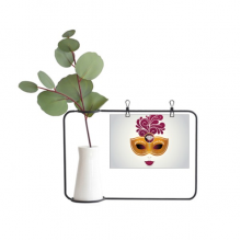 Feninity Head Happy Carnival Of Venice Metal Picture Frame Cerac Vase Decor